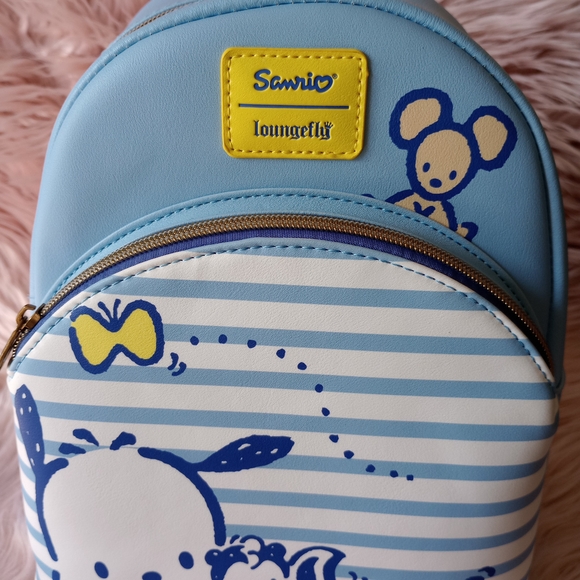 Loungefly Pochacco & Friends Stripe Mini Backpack - Picture 2 of 5